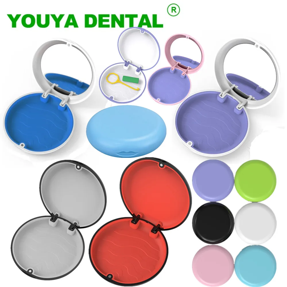 

Retainer Box Fake Teeth Denture Storage Case Mouth Guard Aligner Braces Orthodontics Container Oral Hygiene Supplies Organizer