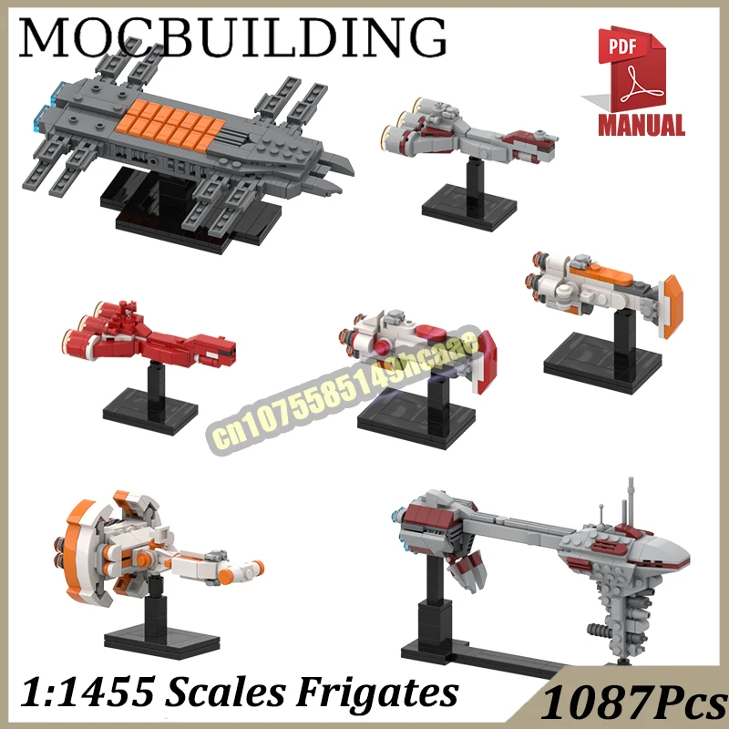 

1:1455 Scales Frigates Model Shelf Decor MOC Building Block Bricks Space Movie Construction Toys Gift