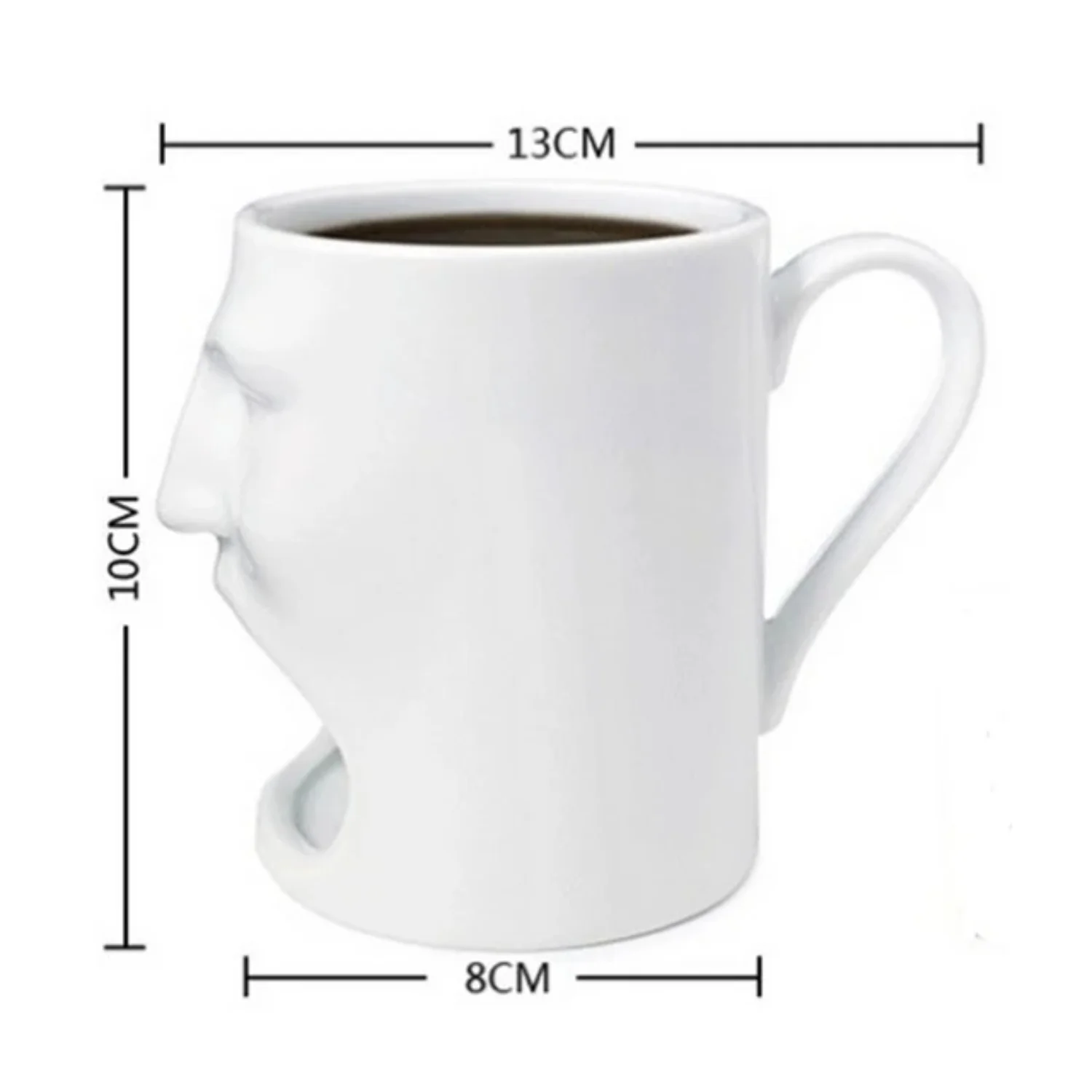 

Ceramics Coffee Mug Novelty Fat Belly Mug with Handle Hot Cold Water Drinks Cup Wedding Kitchen Household Drinkware