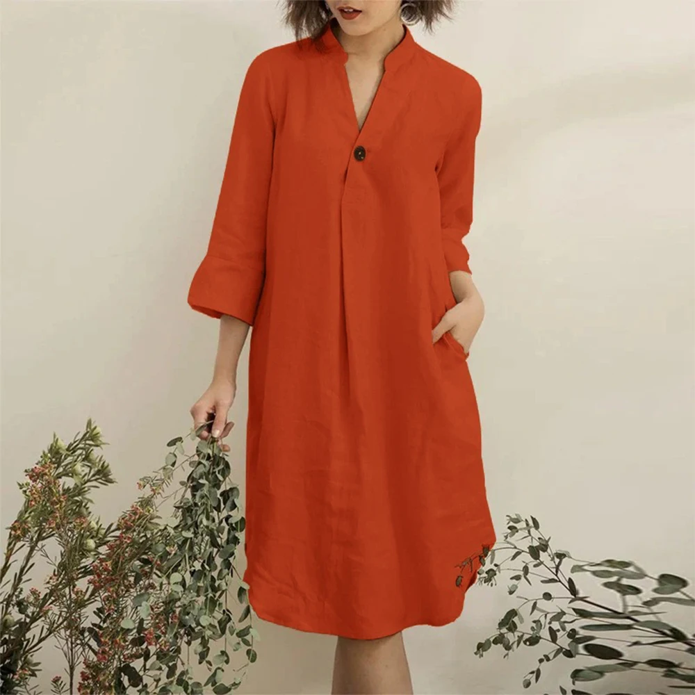 XXXL Plus Size Casual Women Dress  For 2024 Autumn Fashion Korean Large Size Female Clothing Oversized Long Sleeve Loose Dress