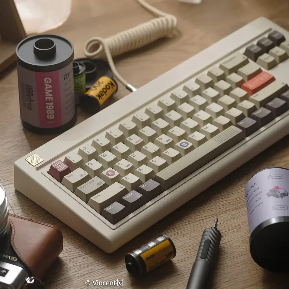 GAME 1989 Retro Keycap Set PBT Custom 80Retros X Tutkeys Keyboard