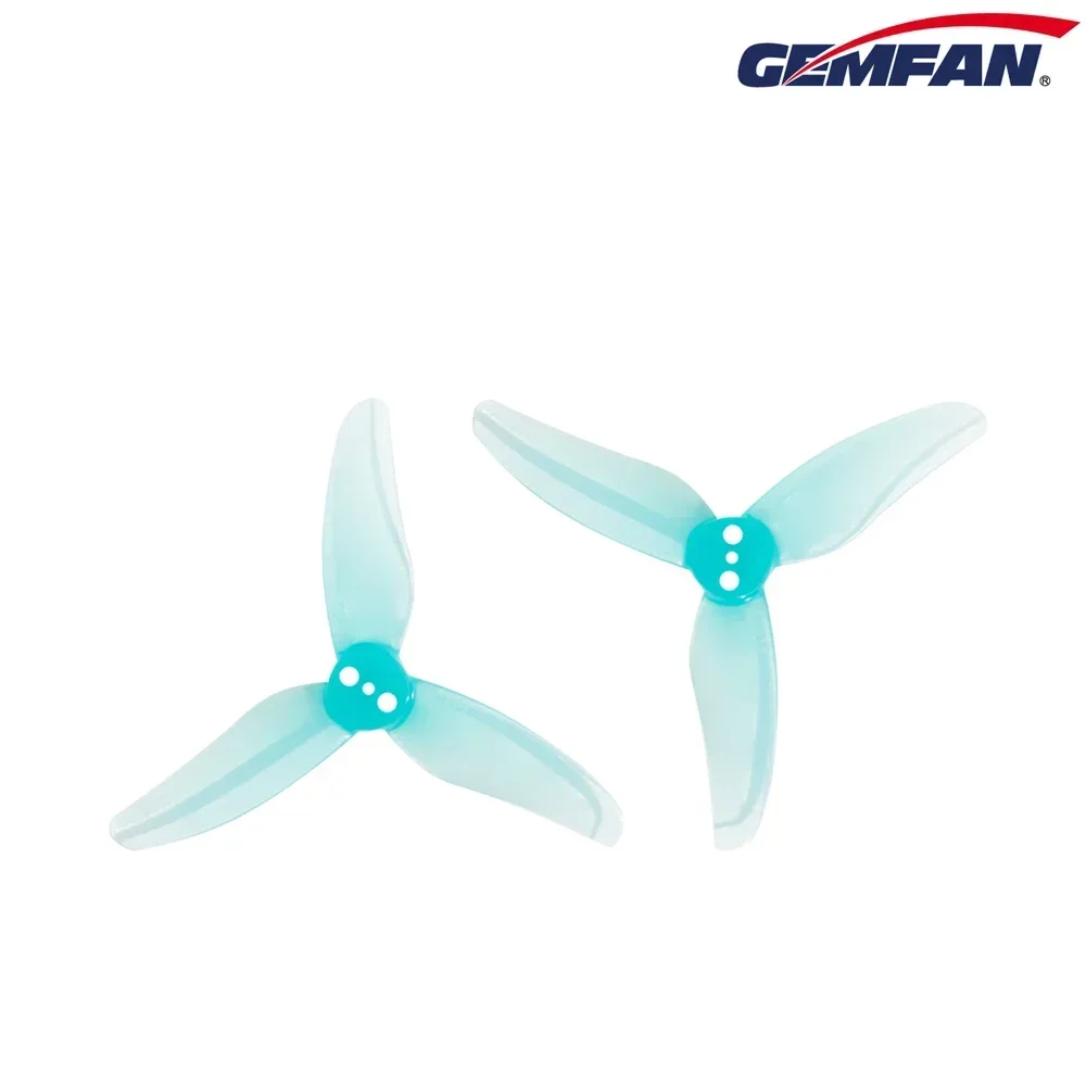 مروحة إعصار من Gemfan Huricane 3-Blade لطائرات RC FPV بدون طيار ، لون عشوائي ، من من 12CW + 12CW ، من 12 زوجًا