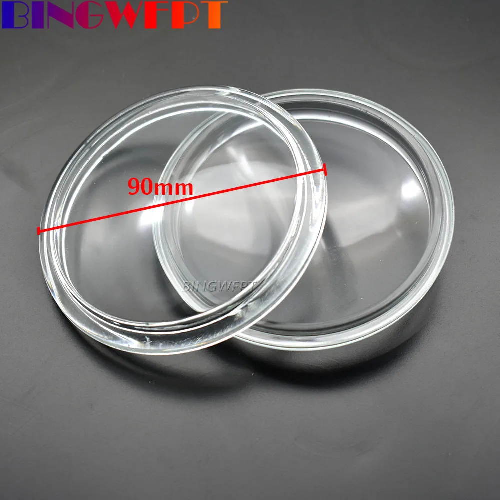 Fog Lights Anti-fog Tempered Glass 90mm For Nissan Navara D40 Pickup Pathfinder R51 Armada Leaf Note E11 MPV Interstar Pixo