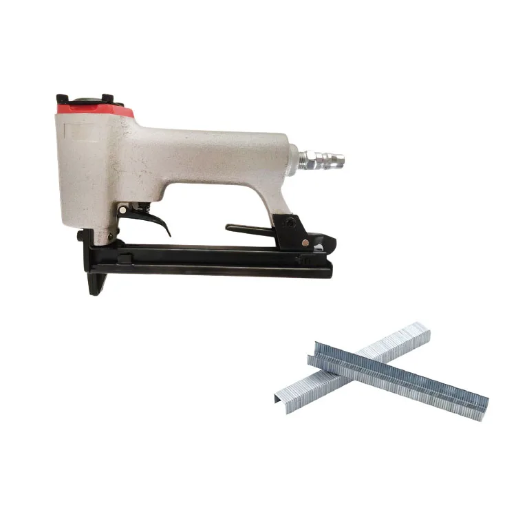 High Speed Automatic Fast Pneumatic Stapler 1013J Woodworking Staple Gun for Decoration