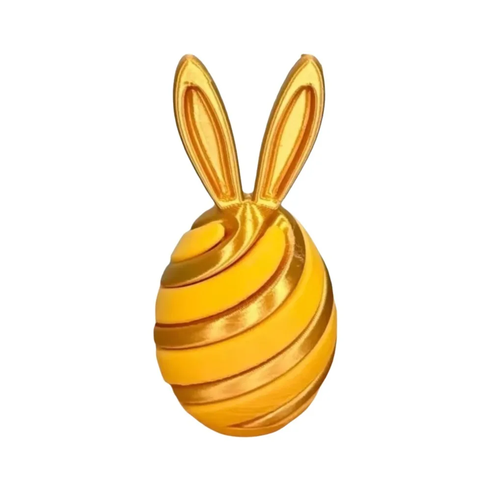 

Сенсорная игрушка: 3D-печатные кроличьи яйца с забавной функцией вращения, пасхальный декор, красочные вращающиеся кроличьи яйца, товары для вечеринок