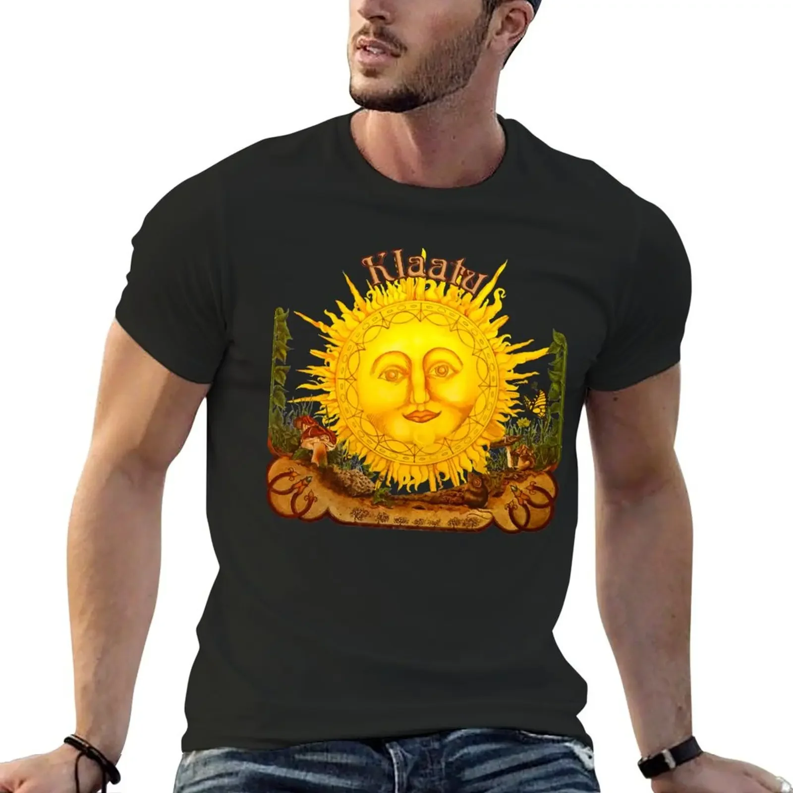 Klaatu T-Shirt oversizeds plain mens designer t shirt