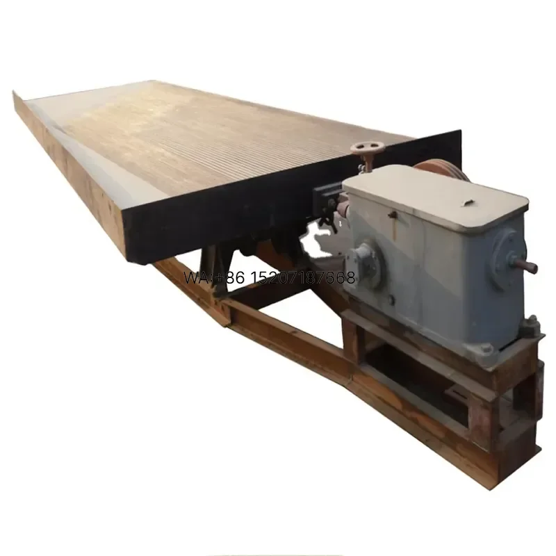 Wmwmnu for 6-S Ordinary Table Shaker Bed Gravity Separator Low Energy Consumption Mineral Separator for Gold Ore