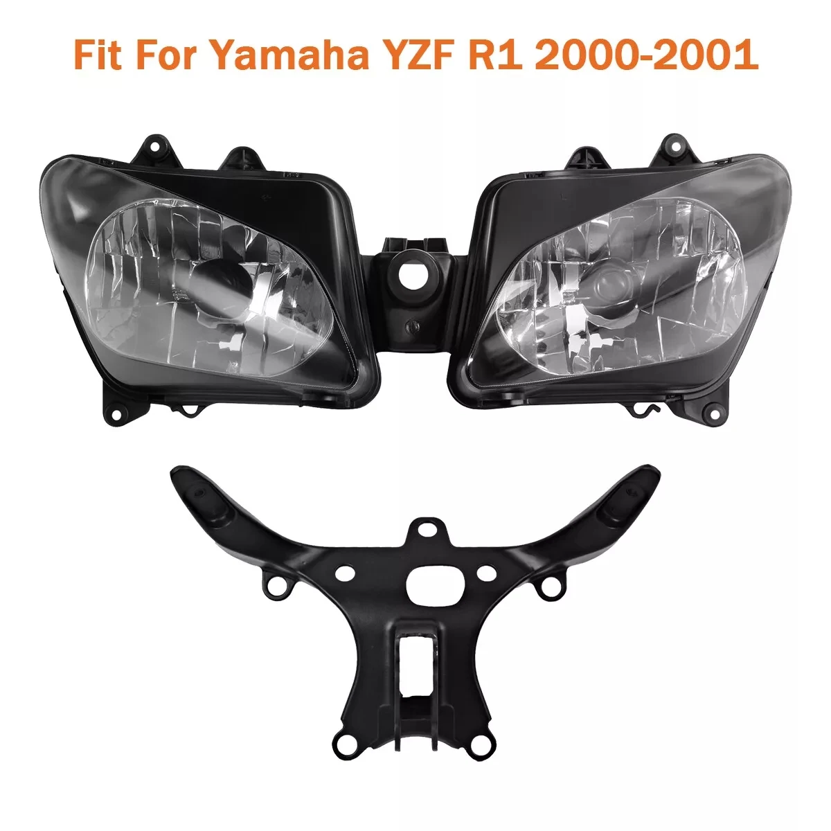 

Front Upper Fairing Stay Bracket+ Headlight Fit for Yamaha YZF R1 2000-2001 Motorcycle Accessories