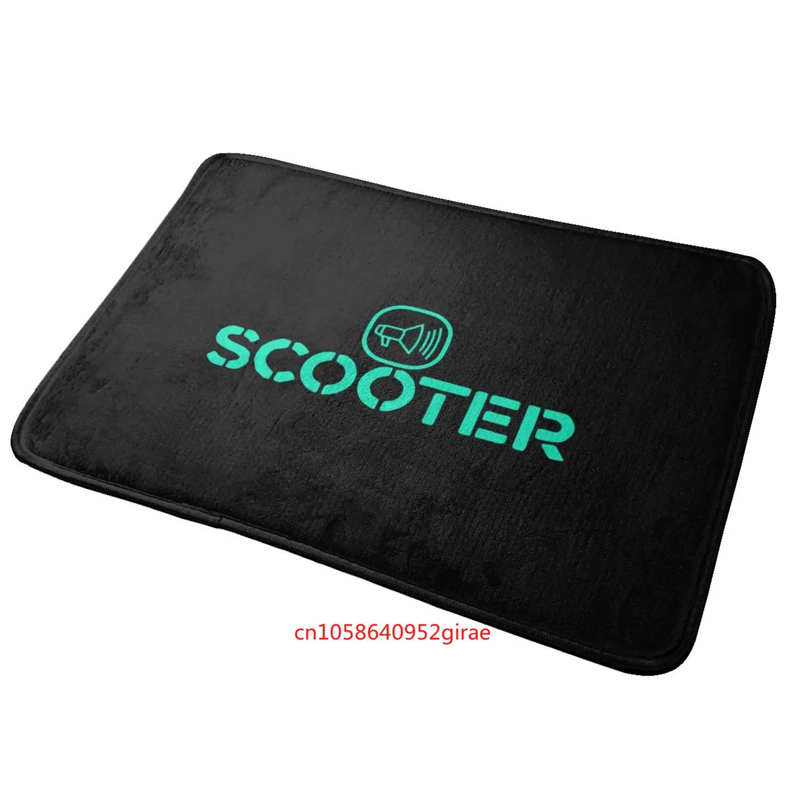 Vintage Scooter Techno Hard Trance German Band Mat Rug Carpet Washable Decoration Anti-Skid Anti-Skid