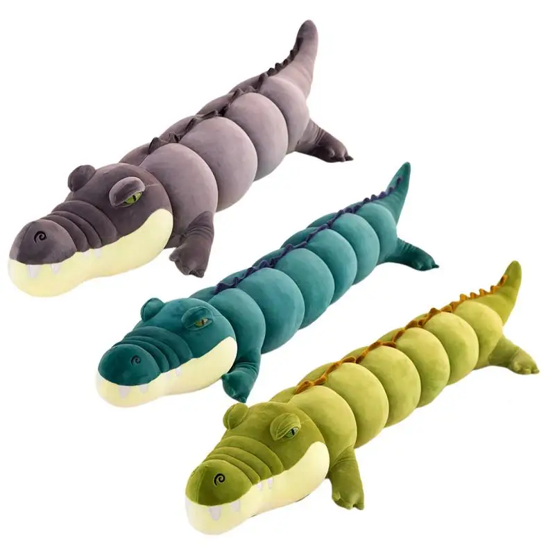 

Stuffed Animal Crocodile Pillow Crocodile Cuddly Doll Adorable Fluffy Alligator Plush Doll Stuffed Animal Toy Gift For Kids