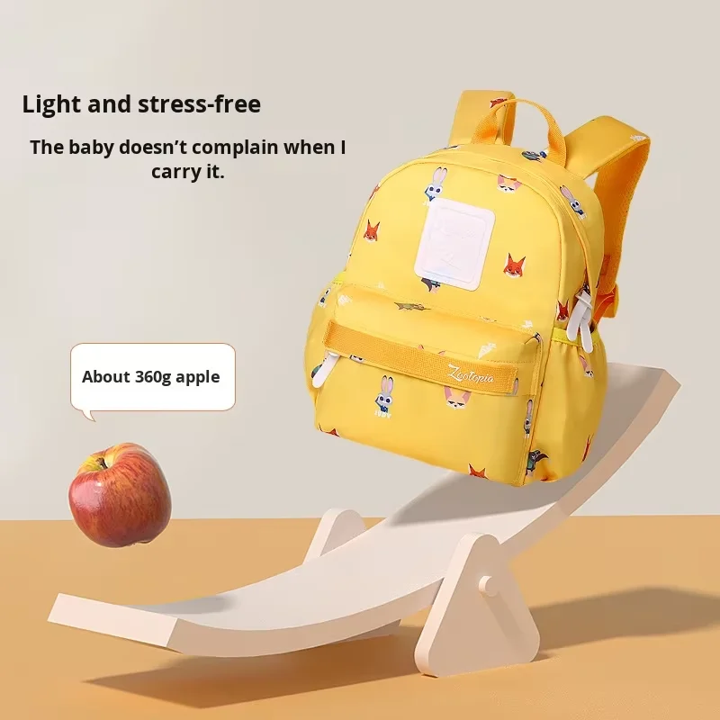 Легкий дышащий рюкзак Disney для детей 3-6 лет, водонепроницаемая школьная сумка из полиэстера с героями мультфильмов для детей и девочек