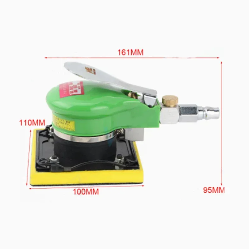 Pneumatic Polishing Grinding Machine Square Grinder Portable Automotive Polisher Multifunction Carpentry Sander Hand Power Tools