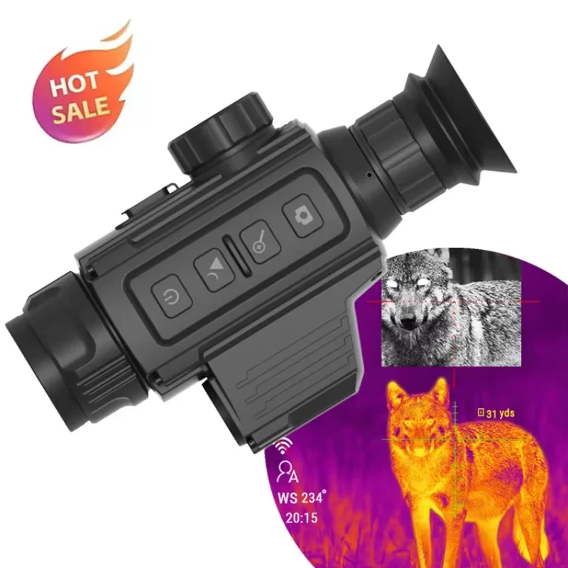 2025 384*288 Thermal Scope Night Vision 4X Hunting Night Vision Hunting Thermal Night Vision