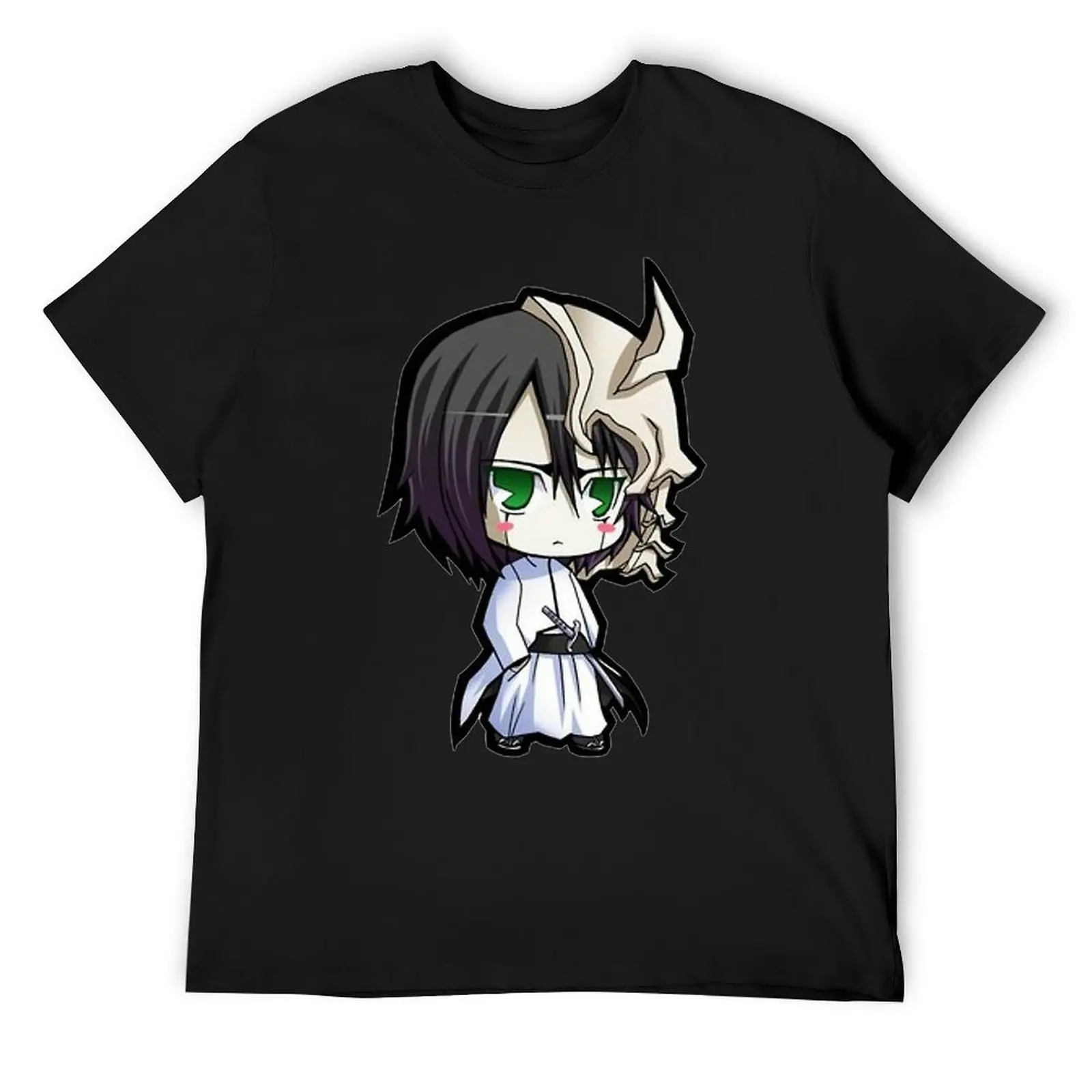 CHIBI caricatura Ulquiorra T-Shirt basketball graphic tees man clothes graphic shirts T-shirts for men cotton