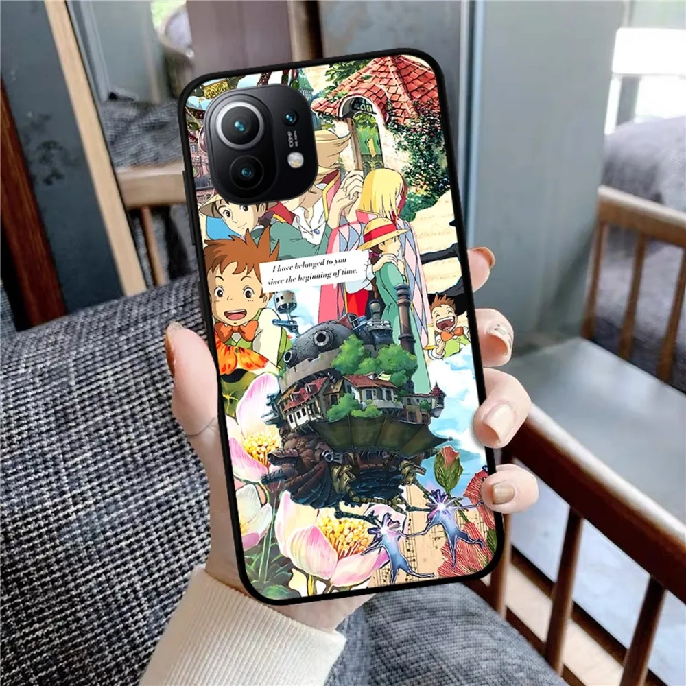 ภาพยนตร์ Howls Moving Castle-Howl เคสโทรศัพท์สําหรับ Xiaomi Mi 5X8 9 10 11 12 Lite Pro 10T PocoX3pro PocoM3 หมายเหตุ 10 Pro Lite