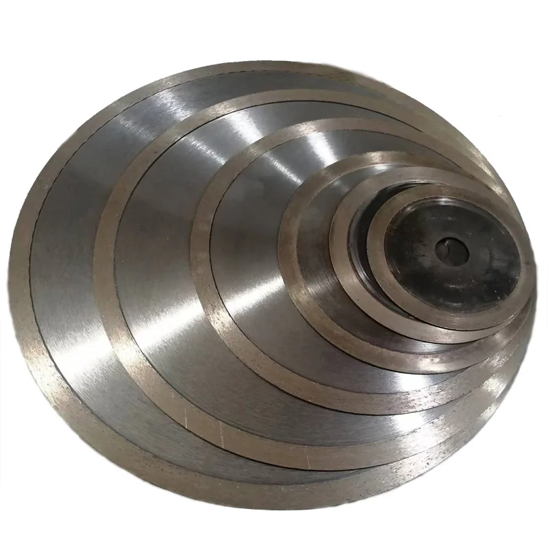 Диаметр 50 ~ 100 мм, диск для резки нефрита, стекла, алмазная бронза, спеченное пильное полотно для резки высокой боросиликатной стержней