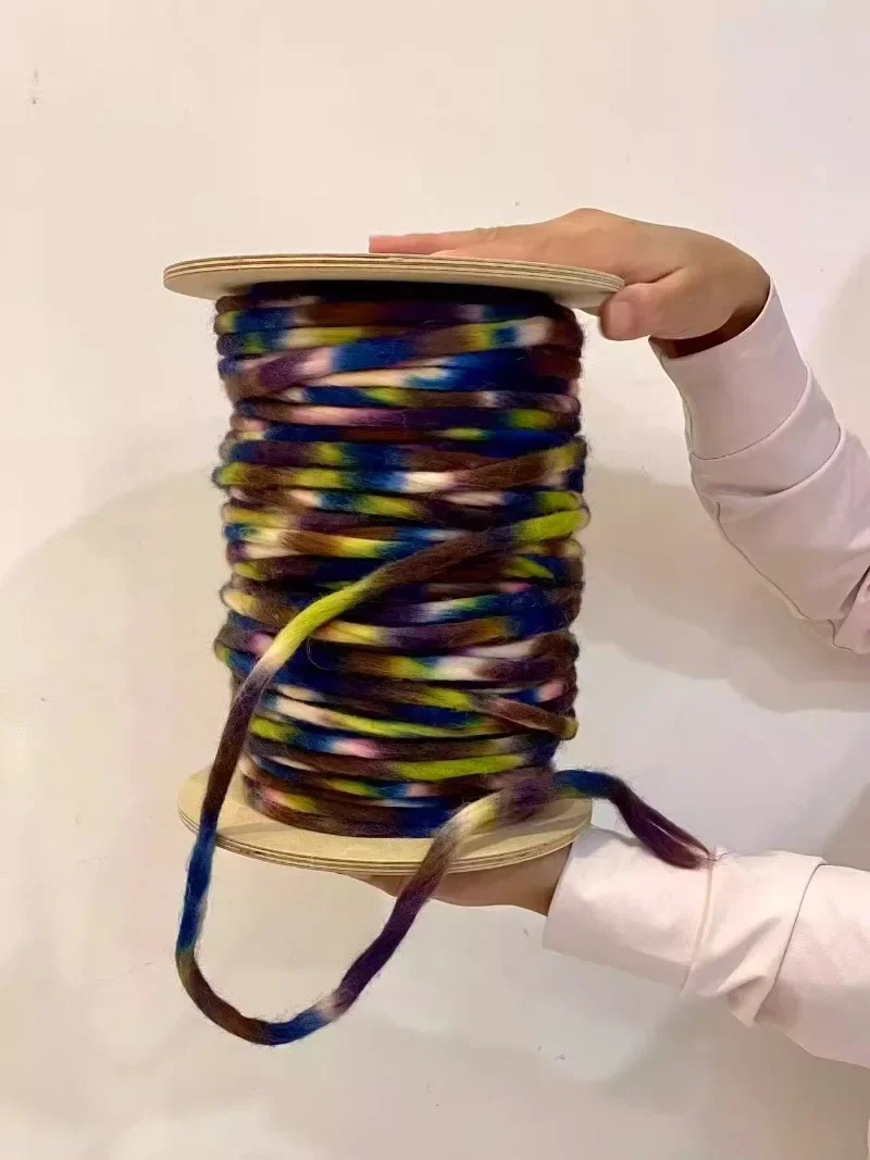 

2026 Electric Spinning Wheel, Installation-free, Adjustable Speed, Artistic Spinning Wheel, Thick Thread, Yak Hair Handmade