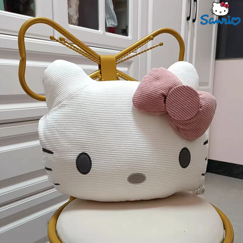 

New 45cm/60cm Anime Sanrio Hello Kitty Kawayi Plush Pillow Melody Kt Cat Stuffed Cushion Sofa Cushion Toys For Girl Xmas Gift