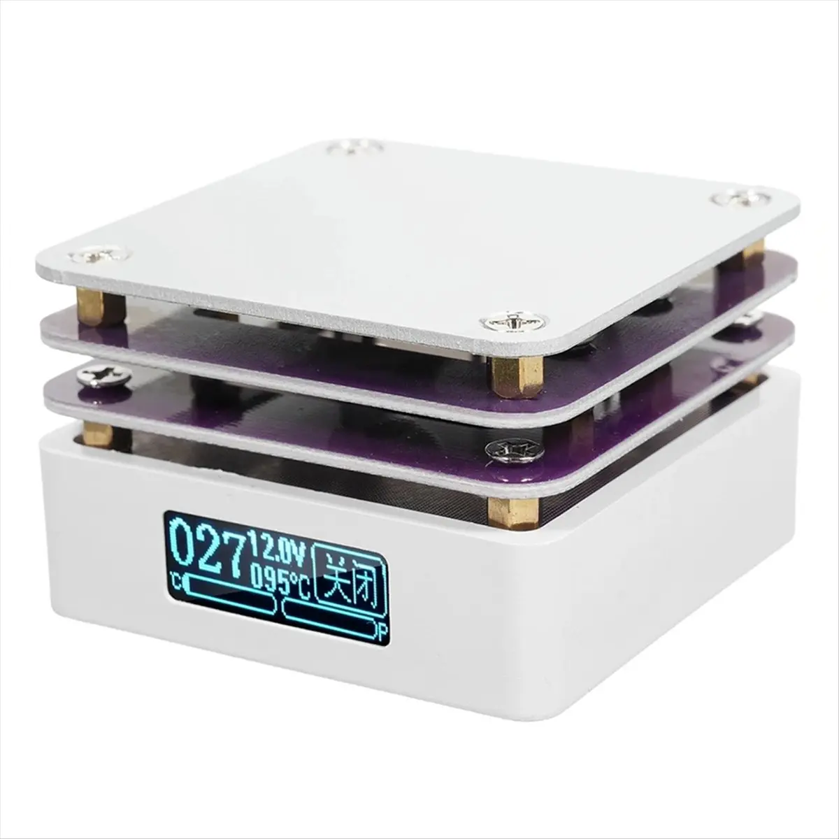 【50% OFF】G3061 PD65W Mini Hot Plate Digital Soldering Preheating Rework Station PCB SMD Board Soldering Plate Heating Table