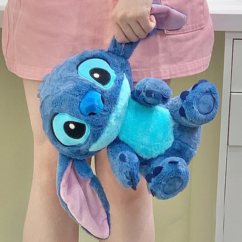 Disney CAN o & Stitch Peluches, Kawaii Soft Blue Pink Elf, Stitch Stuffed Butter, Cartoon Anime Movie, Xmas Gift