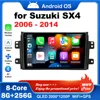 ワイヤレスカーマルチメディアプレーヤー,Carplay, 4g,bt,wifi,ラジオ,分割画面,Android,GPSナビゲーション,9インチ,Suzuki sx4 2006-2014に適合 1