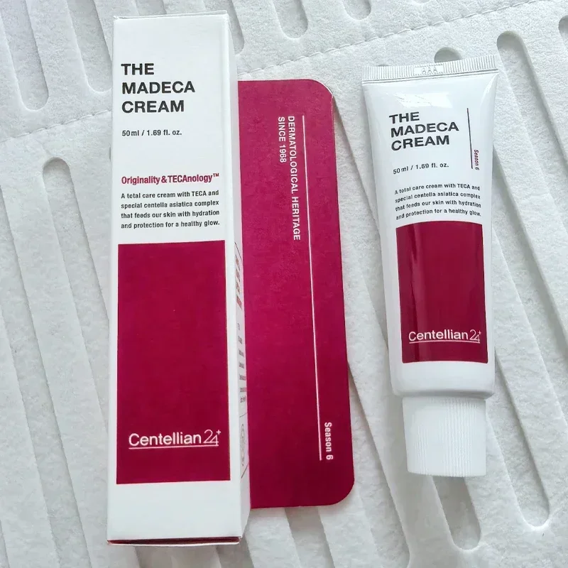 Madeca Centella Moisturizing Cream Time Reverse Tight Lifting Purple Face Cream Deep Hydration Brightening Lightweight Skin Care