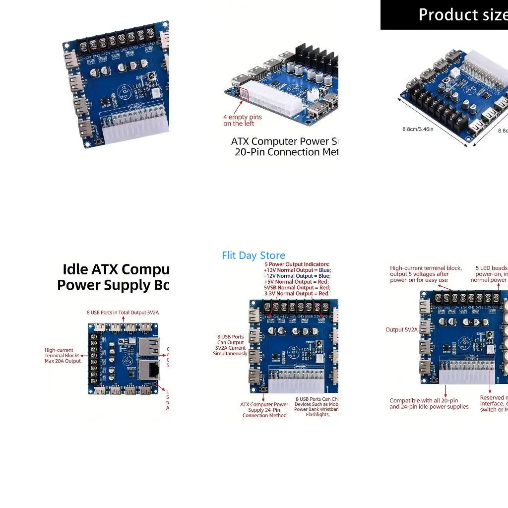F92C Computer Power Distribution Unit High Current Command Block for Electronic