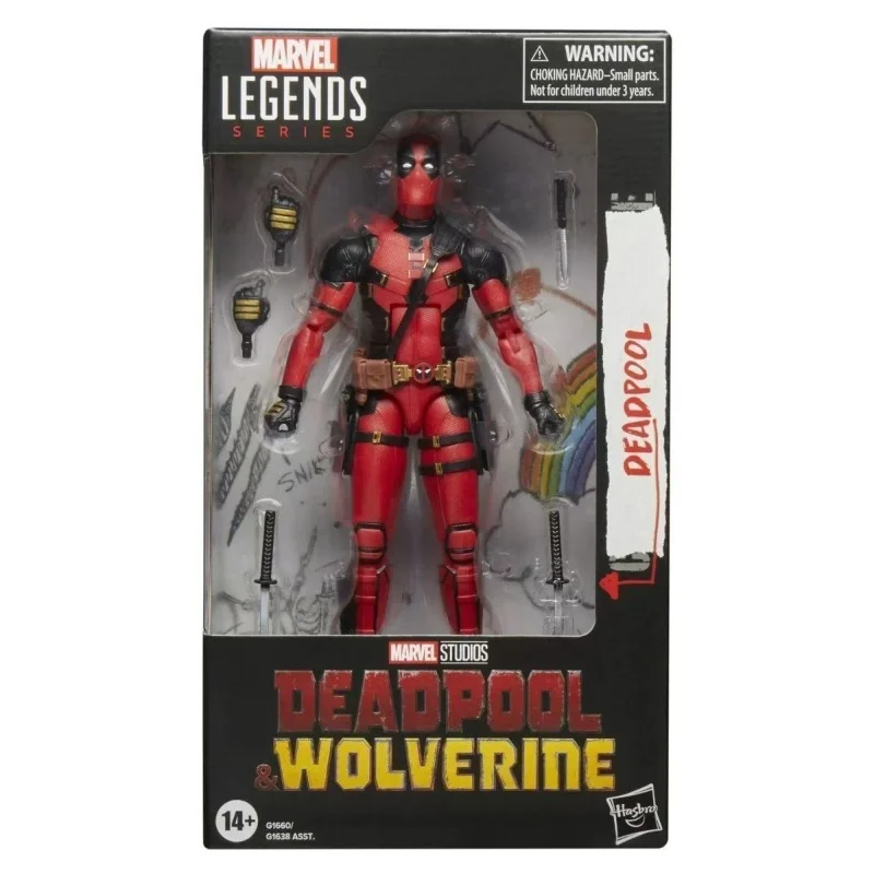 Original Marvel Anime Figure Deadpool 3 Series Deadpool And Wolverine 6-Inch Logan Action Figure Collectibl Toys Birthday Gift