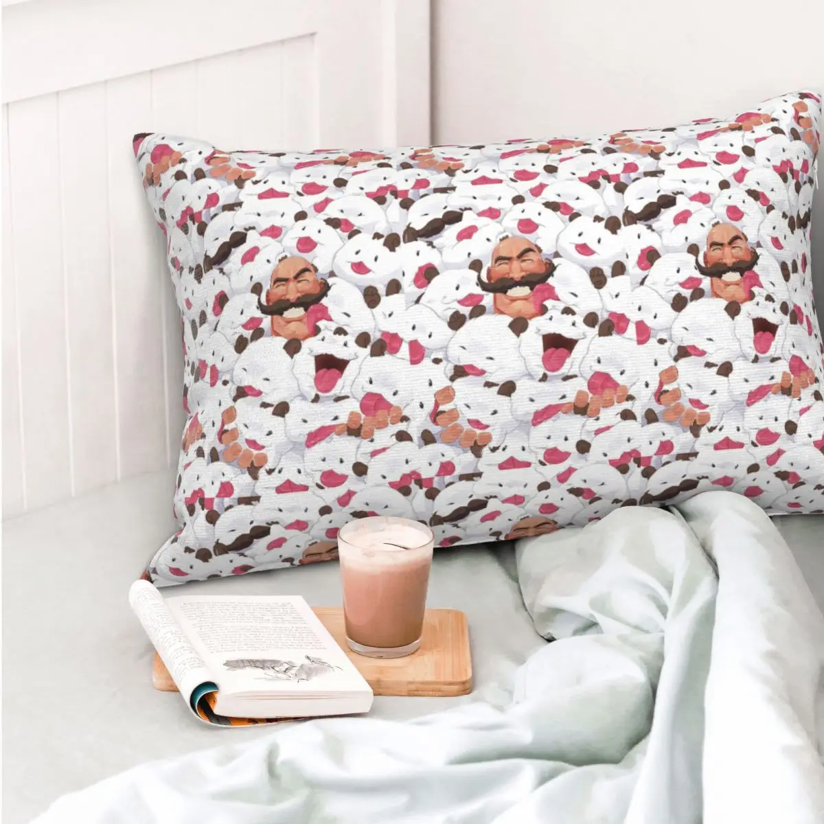 Poros League Battle Game Legends Rectangle Pillowcase Cushion Cover Decor Bedroom Bed Home Comfort Throw Pillow