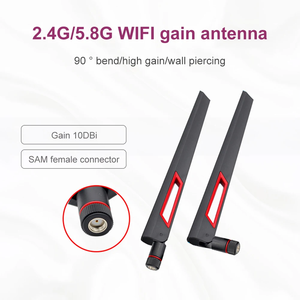 Yagi WiFi Antenna 2.4Ghz (25dBi) High Gain Directional Antenna Booster 2400-2500MHz With RP-SMA Connector for Wireless Network