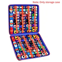 88 Slots Toy Car Organizer Case Compatible with 1:64 Diecast Cars, Portable Storage Carrier for Model Cars, Protective Travel Bo