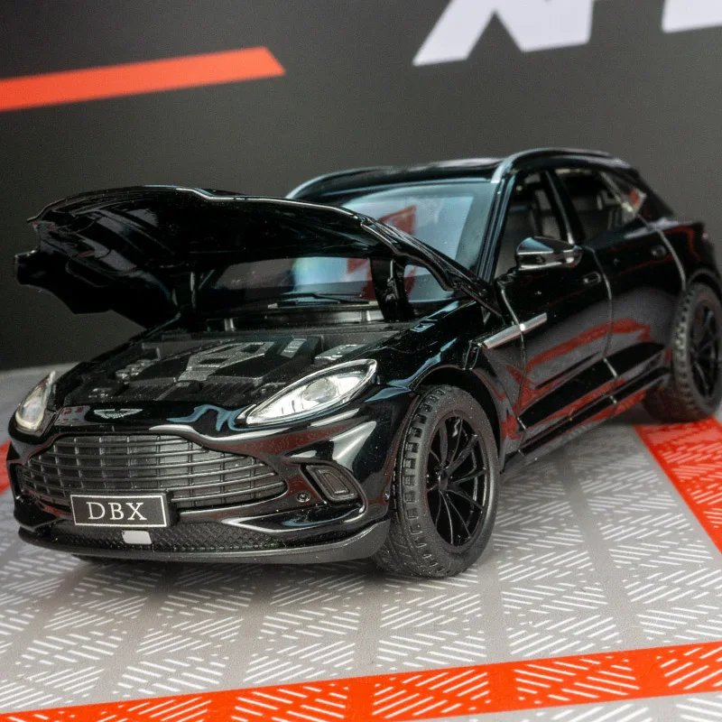 1/32 Scale Aston Martin DBX Alloy Car Model SUV Toy Vehicles Diecast Miniature Voiture Home Decor Kids Boy Gift