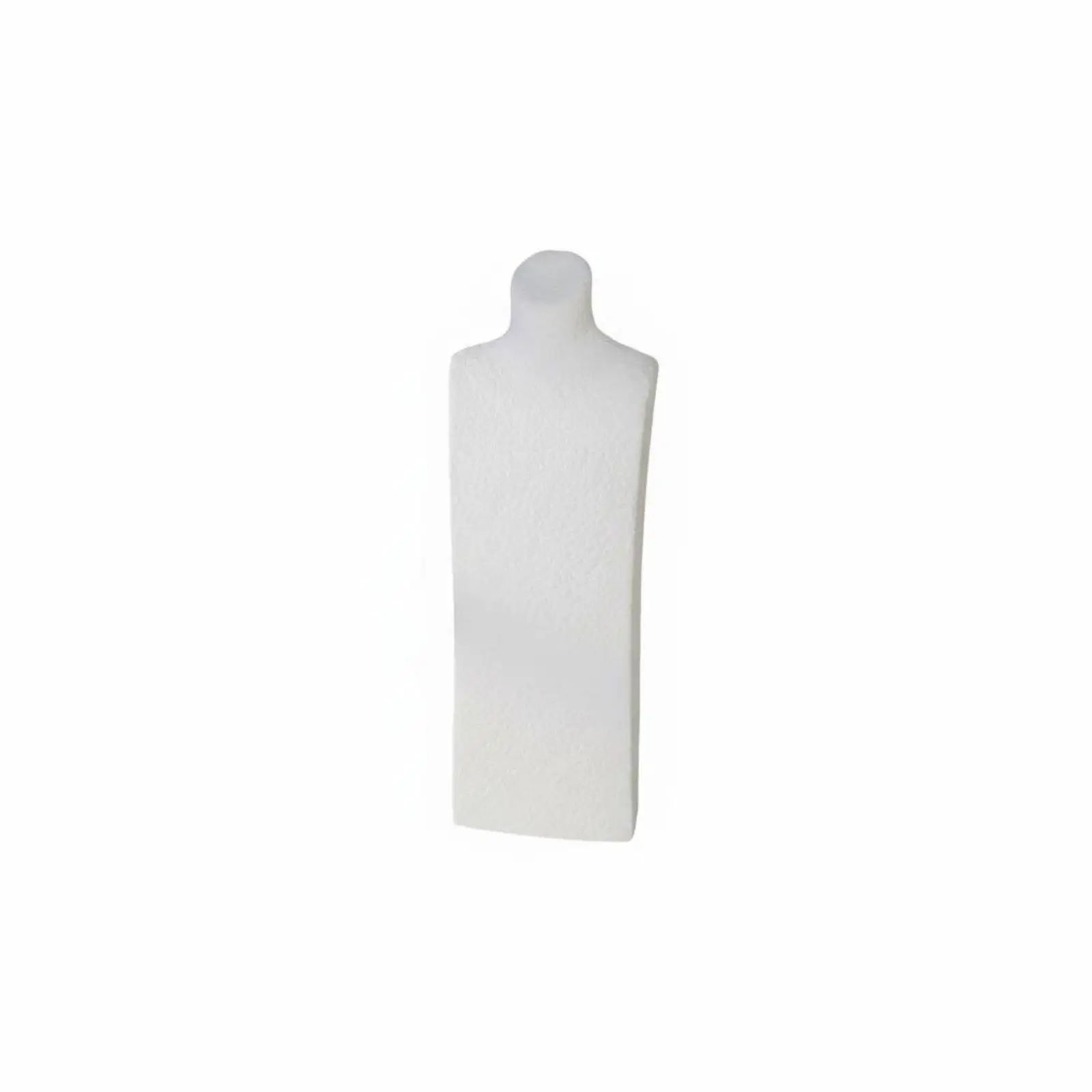 Minimalist Plaster Necklace Stand for Jewelry Display Mannequin Bust Organizer for Pendant Showcase Handcrafted Retail Fixture