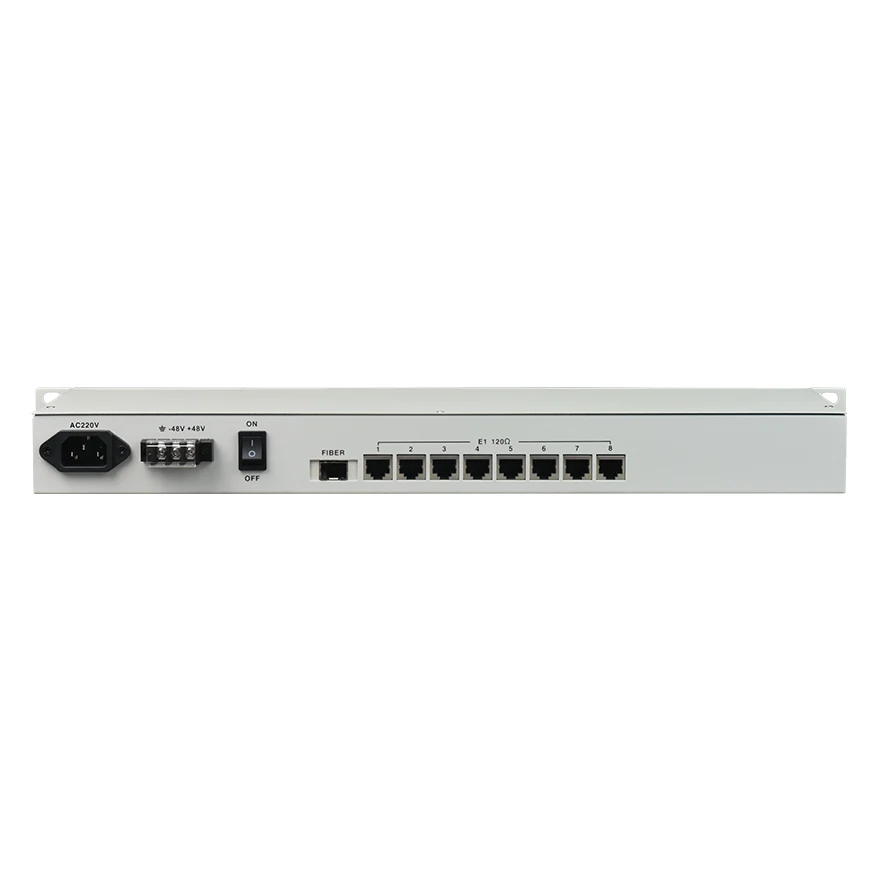 

Мультиплексор 8E1 для оптического PDH с Ethernet 4GE (100/1000M)