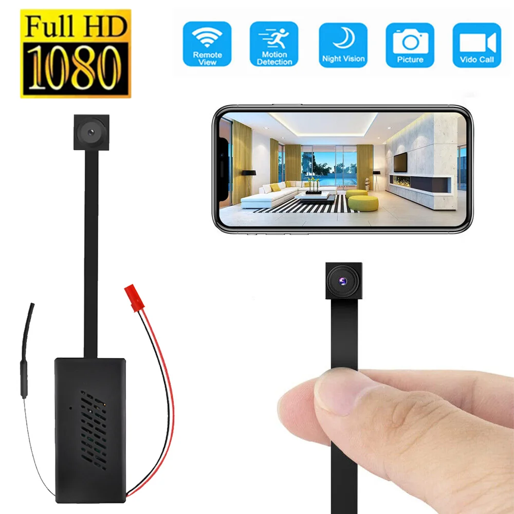 HD 1080P DIY แบบพกพา 4K WiFi IP Mini กล้อง Motion Detection ระยะไกล P2P ไร้สาย Micro Camcorder การบันทึก LOOP