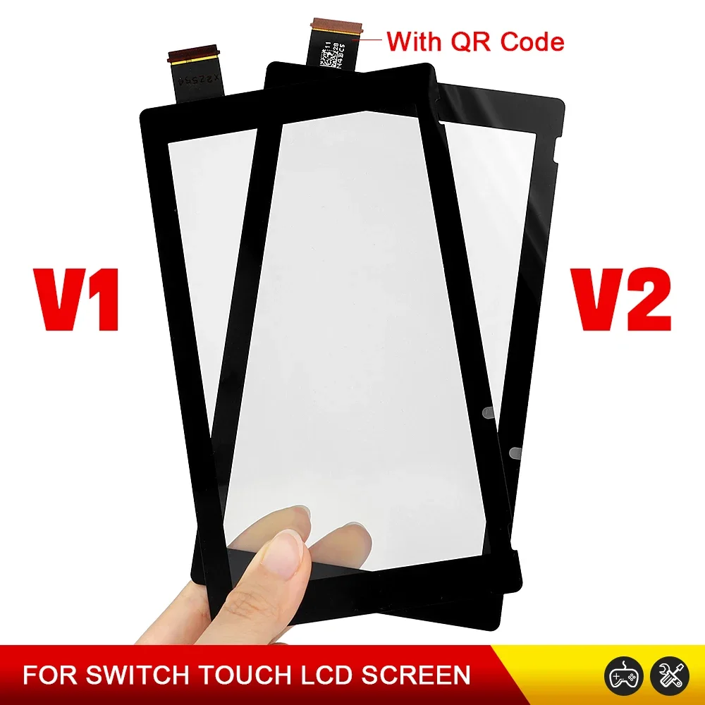 Tela Sensível ao Toque para Switch V1 (HAC-001), V2 (HAC-001(-01)) - Painel de Vidro Digitalizador de Reposição para Reparo de Console V1 V2