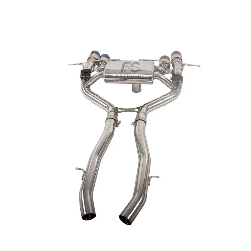 Stainless Steel CatBack Exhaust System with Muffler Is Suitable M2 G87 3.0T 2019-2024 Upgrade, with Four Blued Tips