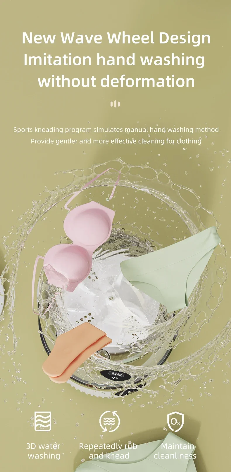 Mini Washer for Underwear