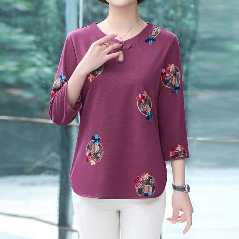 2022 Spring New Fashion T-Shirt Woman O Neck Long Sleeve Korean Style Shirt Print Loose Casual Comfortable Pullover Tops Autumn