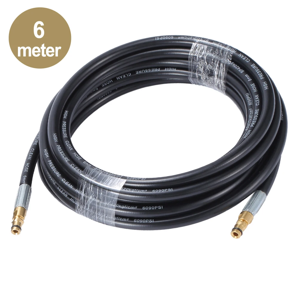 5/6/10/15M Pressure Washer Replacement Hose For Karcher K2 K3 K4 K5 K6 K 7 Pressure Washer With Click Plug Quick Connector