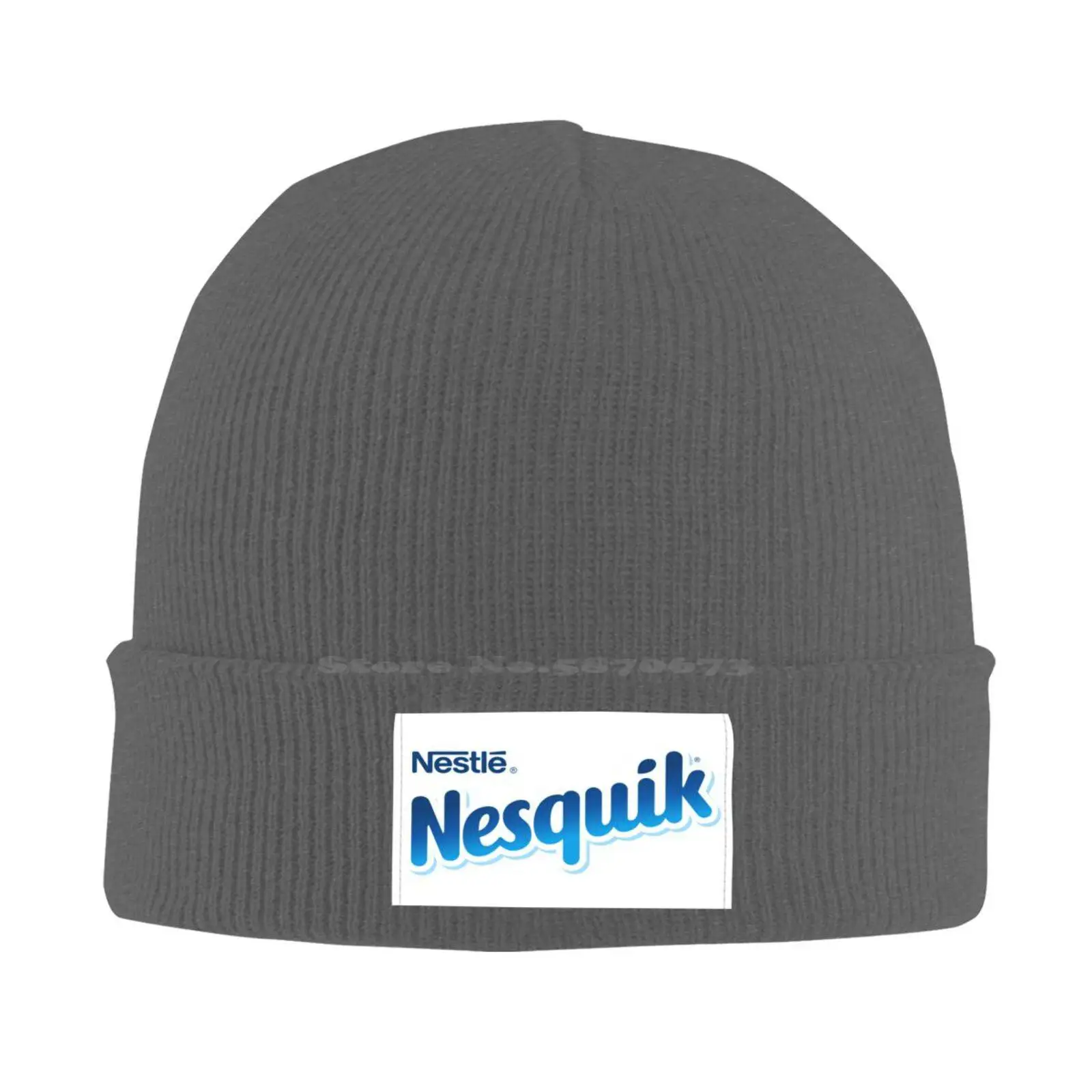 Nesquik Logo Print Graphic Casual cap Baseball cap Knitted hat