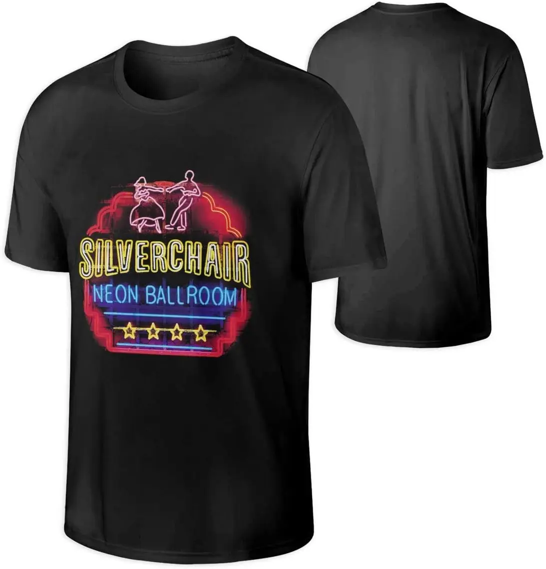 Silverchair Neon Ballroom Album Music Tour T-Shirt Retro Style Rock Shirt 90s Band Tee 1390182017