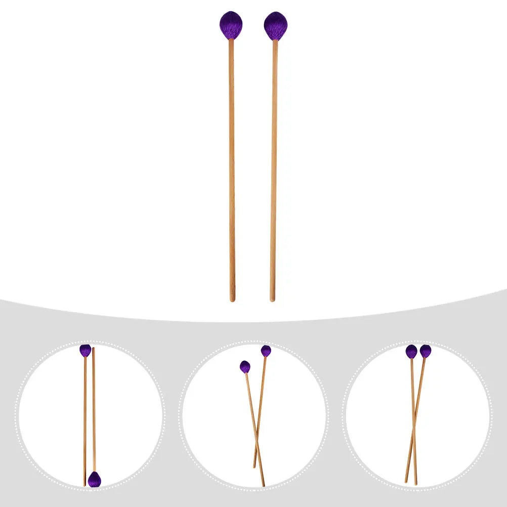 

2Pcs Marimba Sticks Xylophone Hammer Highgrade Material No Burrs Safe for Beginners Professionals Xylophone Hammer