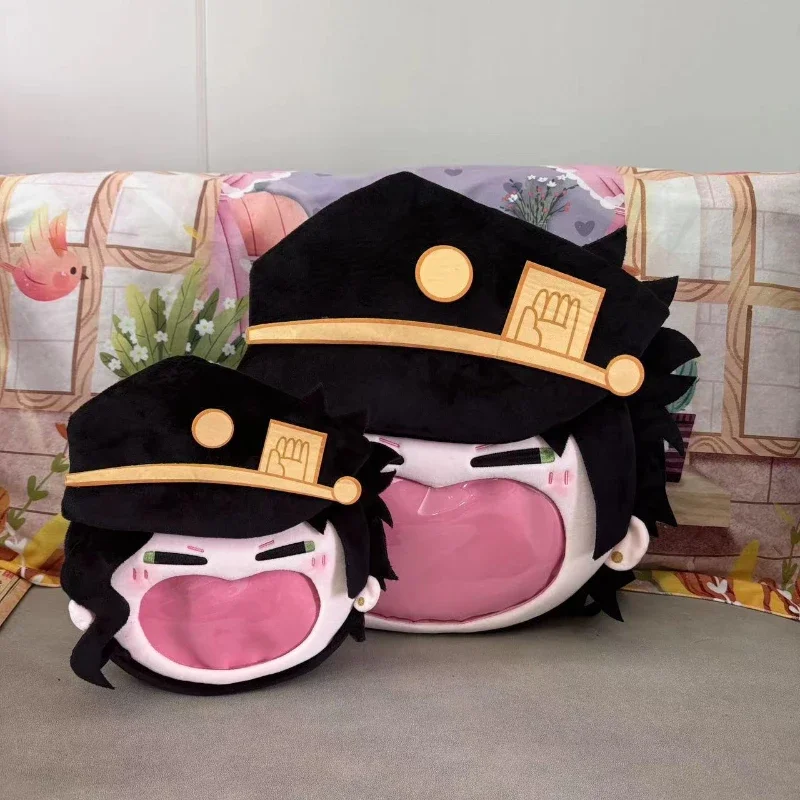 Japanese Anime Role Kujo Jotaro Kawaii Cosplay Plushies Backpack Itabag Lolita Girls Big Mouth Transparent Bags Fans Decor Gifts