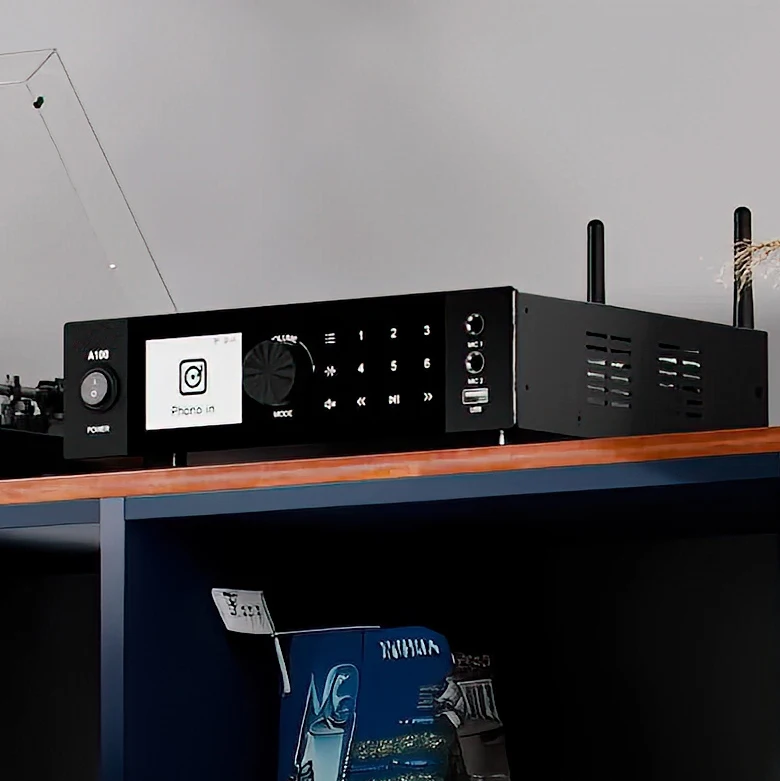 A100 200W Powerful Amplifier With FM Radio Hifi Audio System Sound System Amplifier