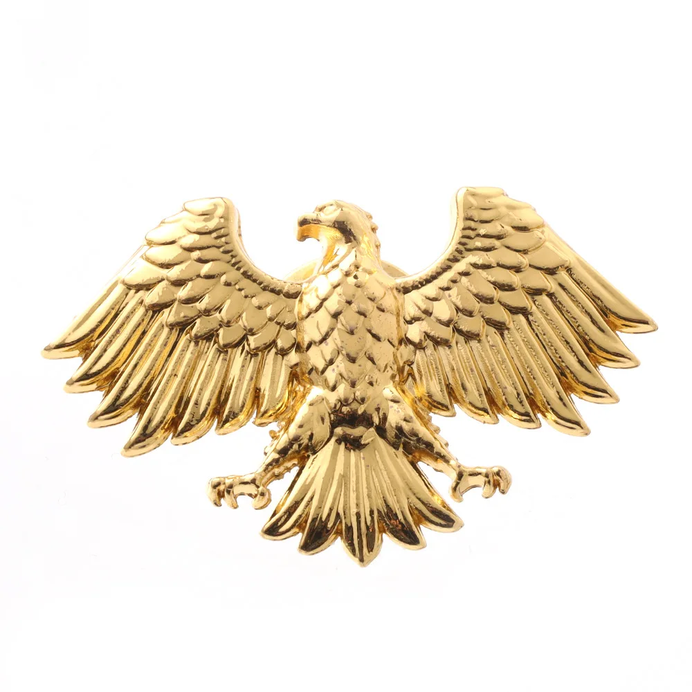 

Vintage enamel dripping eagle brooch badge, alloy animal chest flower suit with accessory pin