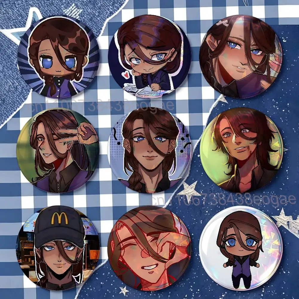 Crowe Jericho Ichabod HD Print Badges Pretty Round Display Brooches IP merchandise 32mm 58mm 75mm 44mm 25mm