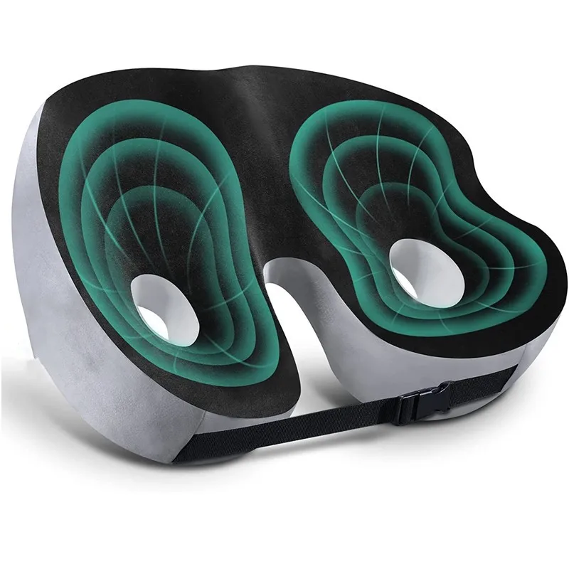 

Memory Foam Seat Cushion Office Chair Cushion Chair Pad for Car Seat All-Day Sitting Tailbone Sciatica Pain Relief Cushion