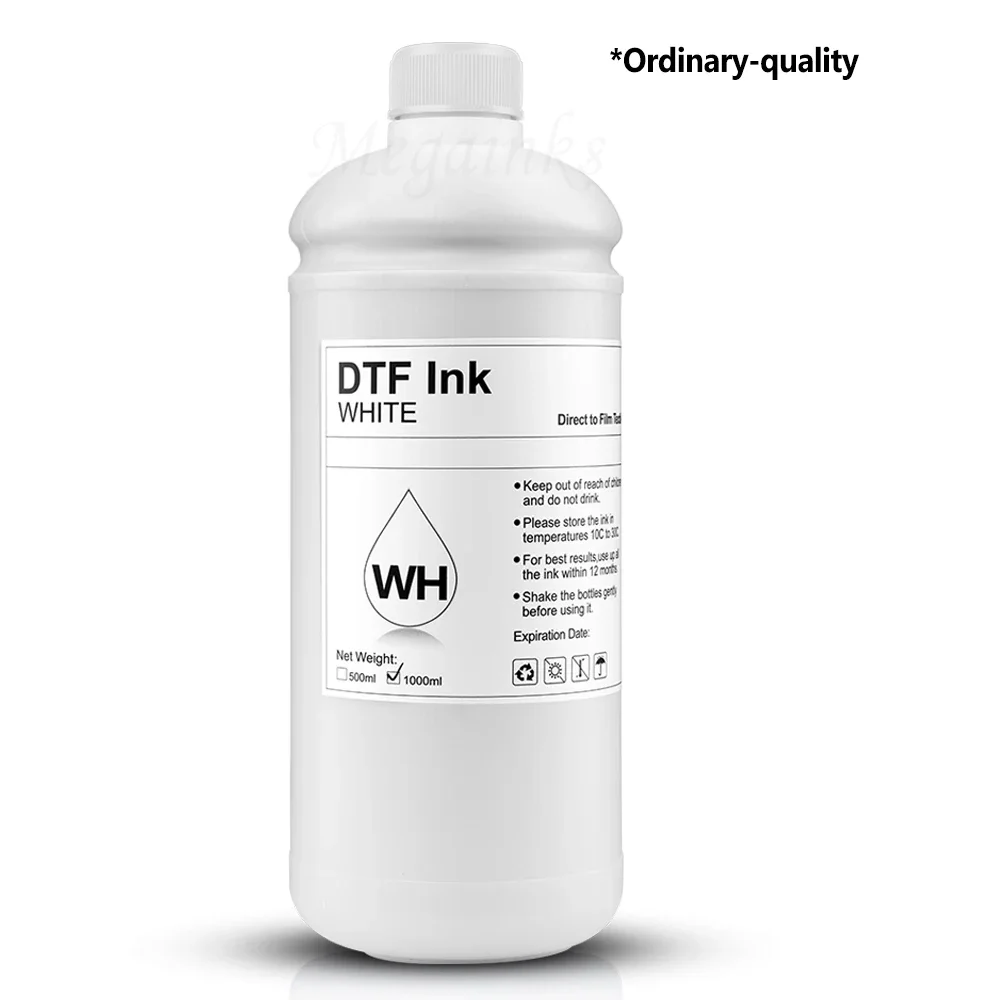 1000ML DTF Ink Folia do bezpośredniego transferu ciepła do Epson I3200 P800 L1800 1390 L800 L805 1430 3880 Folia PET Zwykła jakość