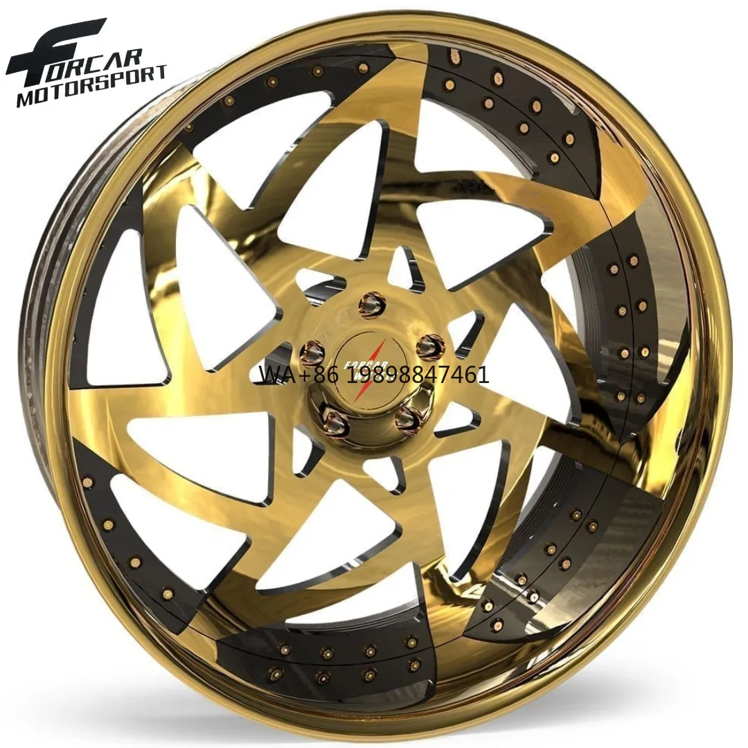 

Two-Pieces Car Rim Wheel Alloy Customized Rims Wheels for Personal Use